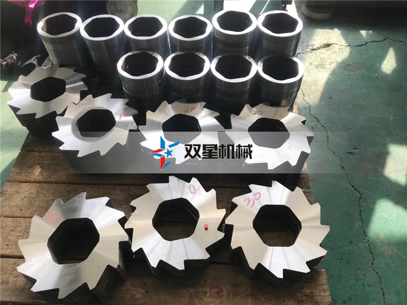 特黄一级黄色高清大片 金属撕碎机刀片现场实拍